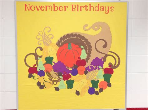 november birthday board ideas